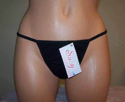 Black G String.