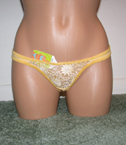Yellow Revealing Thong