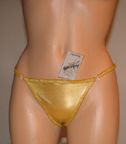 Adjustable Gold Thong