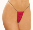Red Micro Thong.