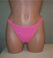 Pink Cotton Thong