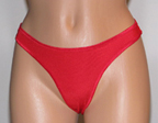Red Fitted Thong